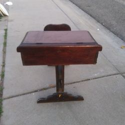 Antique School Desk