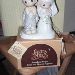 Vintage Precious Moments Bride and Groom