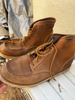 Eastland Men's Lumber Up Moc Toe Boots - Peanut Brown (Size 9.5 Wide)