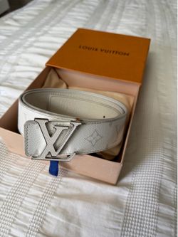 White LV belt
