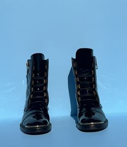 LV Louis Vuitton Leather Boots Size 39
