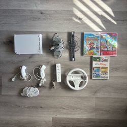 Nintendo Wii Bundle w/games
