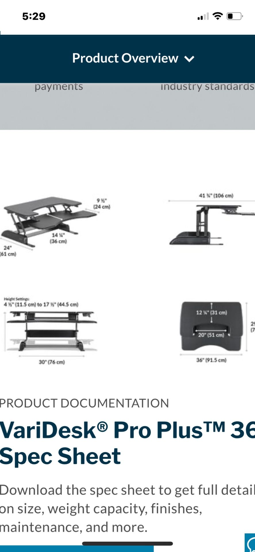 Adjustable Computer Desk