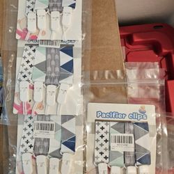 Pacifier Clips (Boy Patterns)