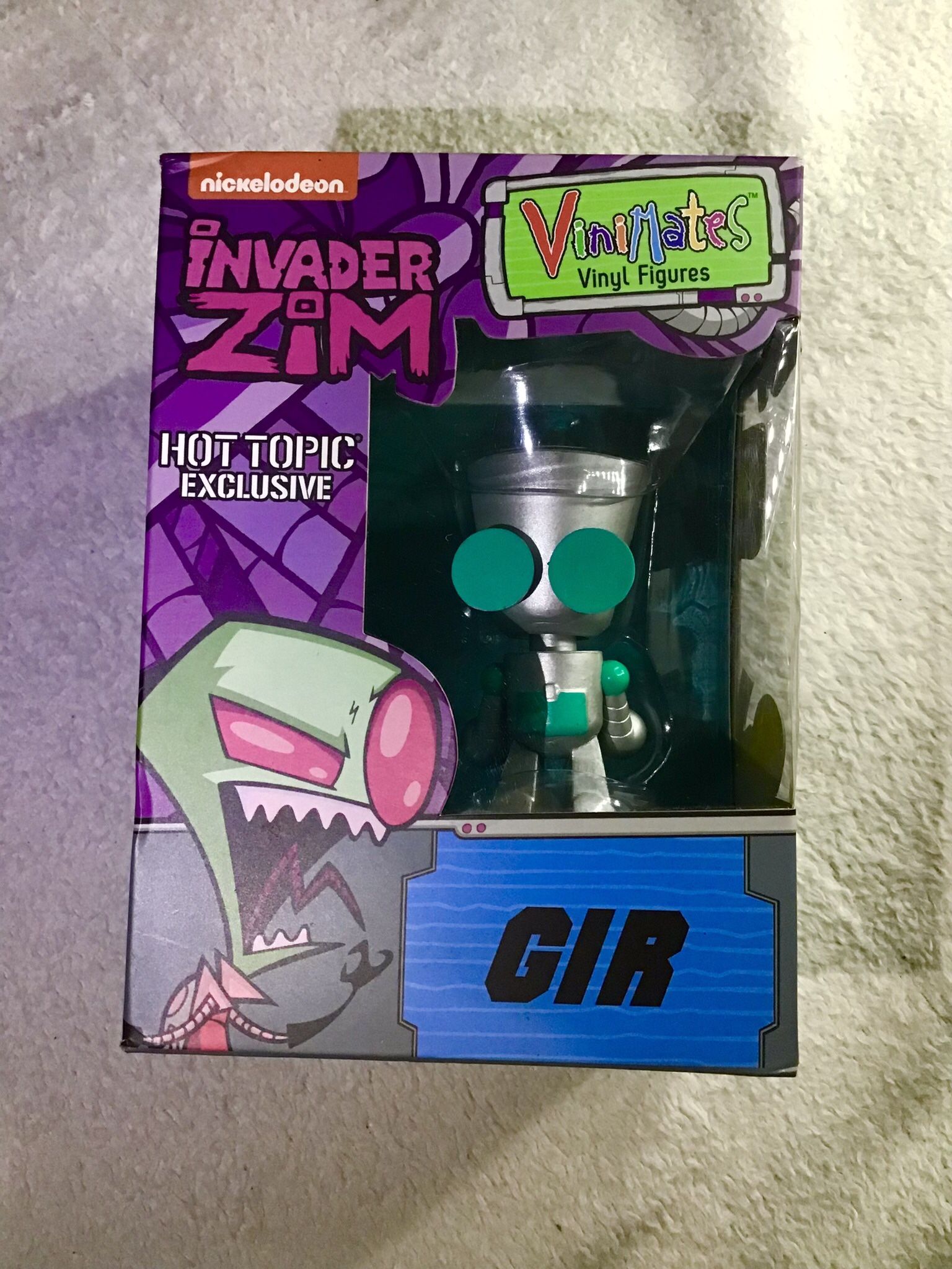 Invader Zim ViniMates Gir Hot Topic Exclusive Nickelodeon Vinyl Figures