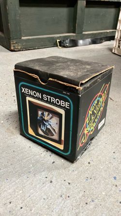 New Rock Video Series Xenon Strobe Light - Red, Green, Blue - Used in Box