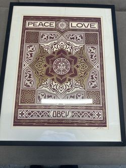 Shephard Fairey signed print