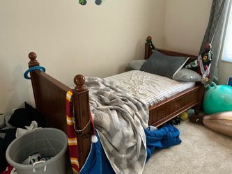 Pottery Barn Wood bed frame