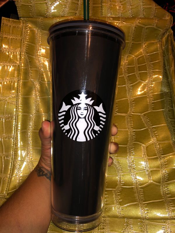 Black plastic Trenti Starbucks Cup for Sale in Hanford, CA OfferUp