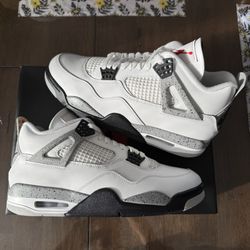 Jordan Retro 4 White Cement (2025) 11.5M NEW