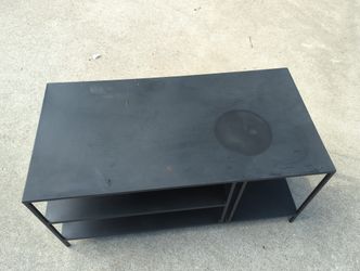 Black Metal Coffee Table
