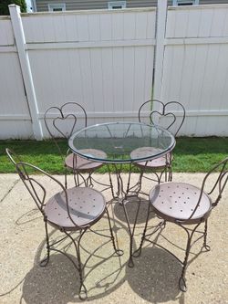 Vintage table and chairs