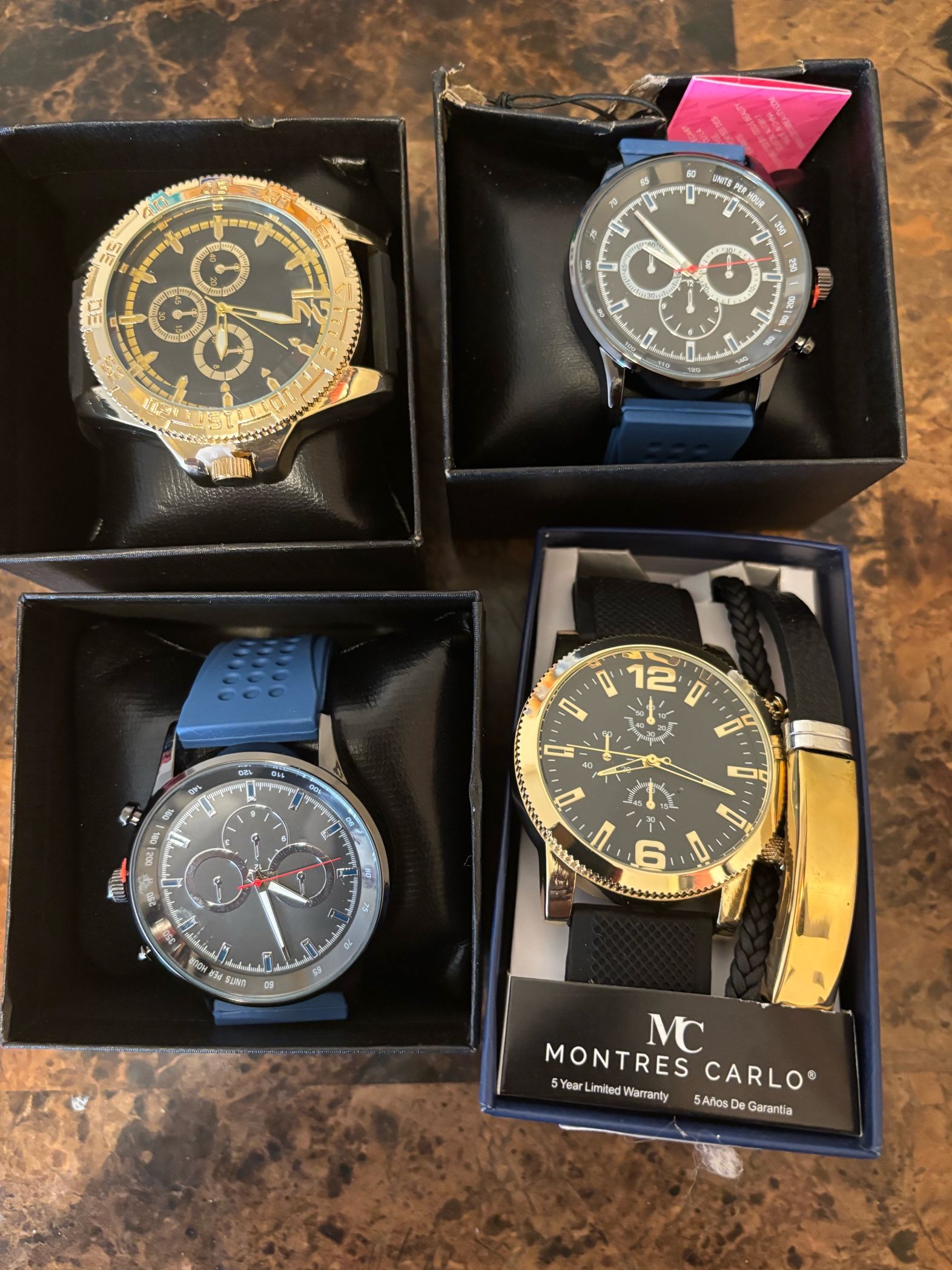 New Men’s Watches $25 Each All $70