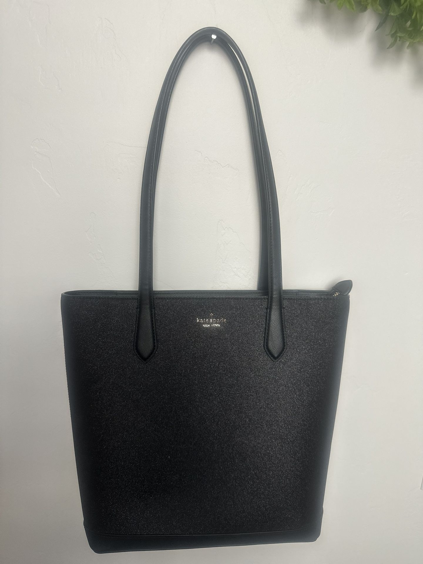 Kate Spade Black Tote Glitter