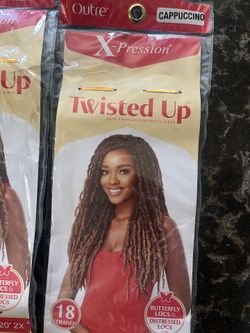 4 PACK 20 INCH BUTTERFLY LOCKS /COLOR CAPPUCCINO