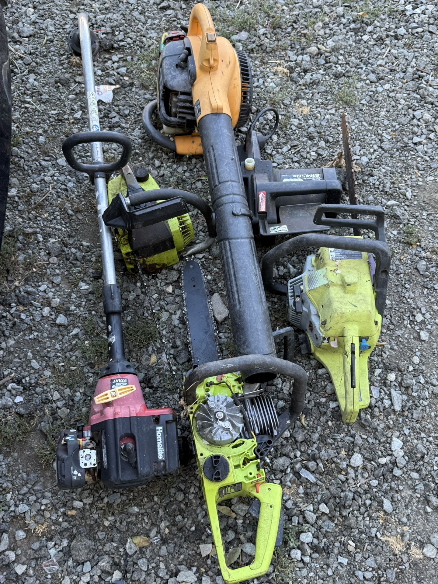 Weed Whacker And Chain Saws