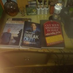 4Motivational Self Help Hard Cover Vooks. Change Yoyr Thoughts Change Your Life Break Out 5 Keys To Living A Great Life .cut Your Spending In Half Wt