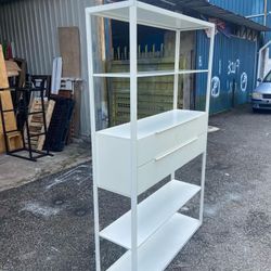 Discontinued Product  IKEA Fjalkinge Metal Shelving Unit