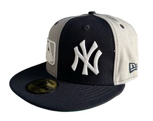 New York Yankees DOUBLE LOGO NEW ERA 59FIFTY Fitted Cap - Size 7 1/2