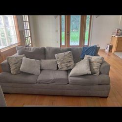 Hide Away Couch And Matching Ottoman 