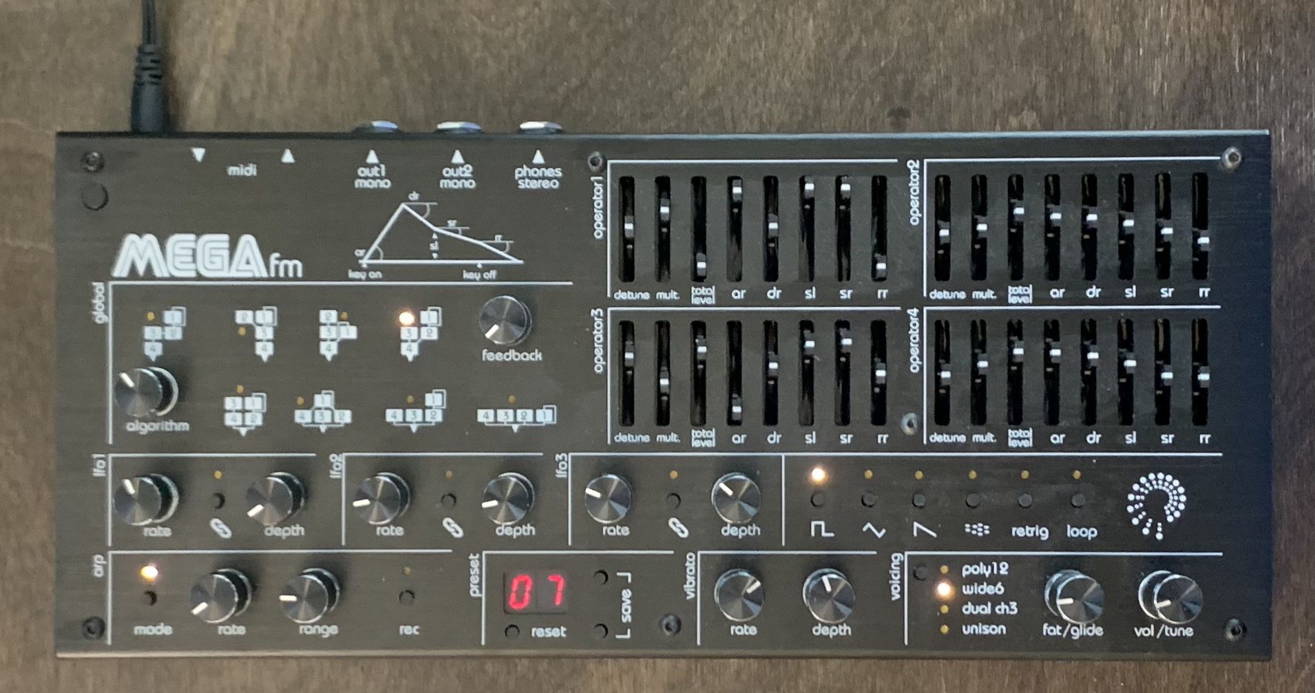 Twisted Electrons MegaFM MkII Synthesizer for Sale in South