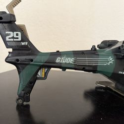 Hasbro 2002 GI Joe Night Attack Chopper Helicopter Fighter Works Incomplete 20