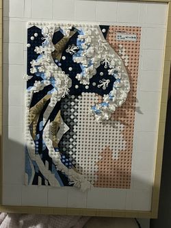 Lego art The great wave - prebuilt
