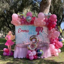 Barbie Theme Party Decorations, Barbie Decoration, Barbie Balloons , Balloons Decorations 