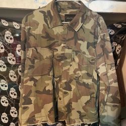 Sanctuary Camo Button-Up Jacket
