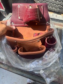 Occidental leather pouch