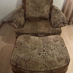 Chair And Footrest