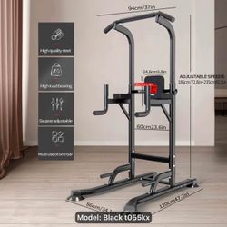 Power Tower Dip Station Pull Up Bar Station for Home Gym