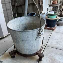 Antique Mop Bucket 