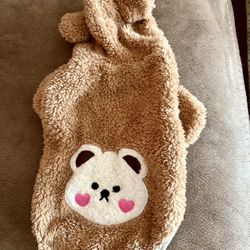 Dog Teddy Bear Hoodie Or Costume Size M For About 5-7 Pound Dog
