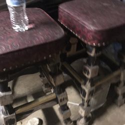 Dos Vancos Rusticos Para Barra