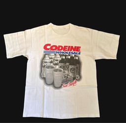 Codeine Wholesale Graphic T-Shirt White