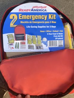 Earthquake Emergency kit READY AMERICANA