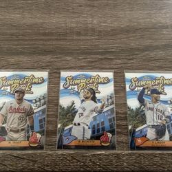Topps Chrome 2024 Summertime Baseball Card Lot