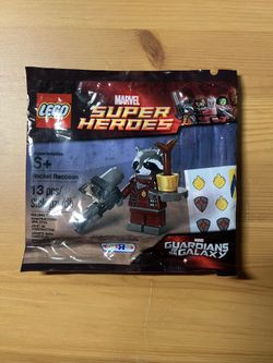 Lego Marvel Rocket Raccoon Exclusive Retired Poly Bag