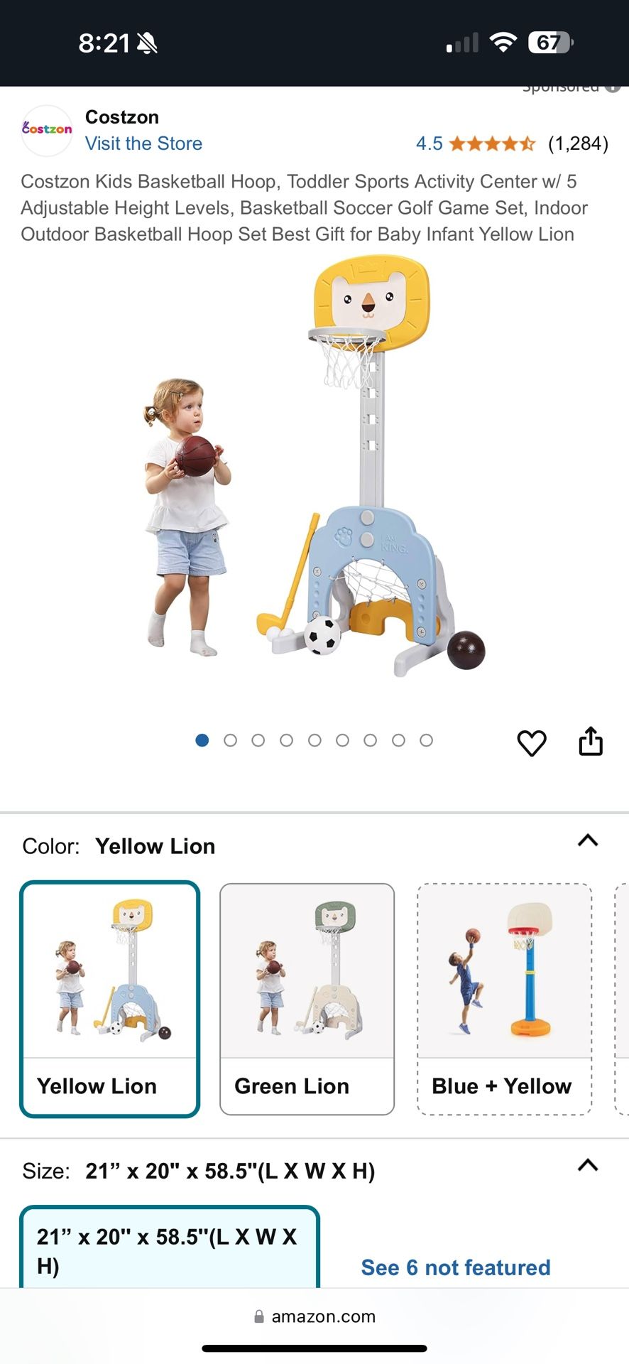 Basketball Hoop, Toddler Sports