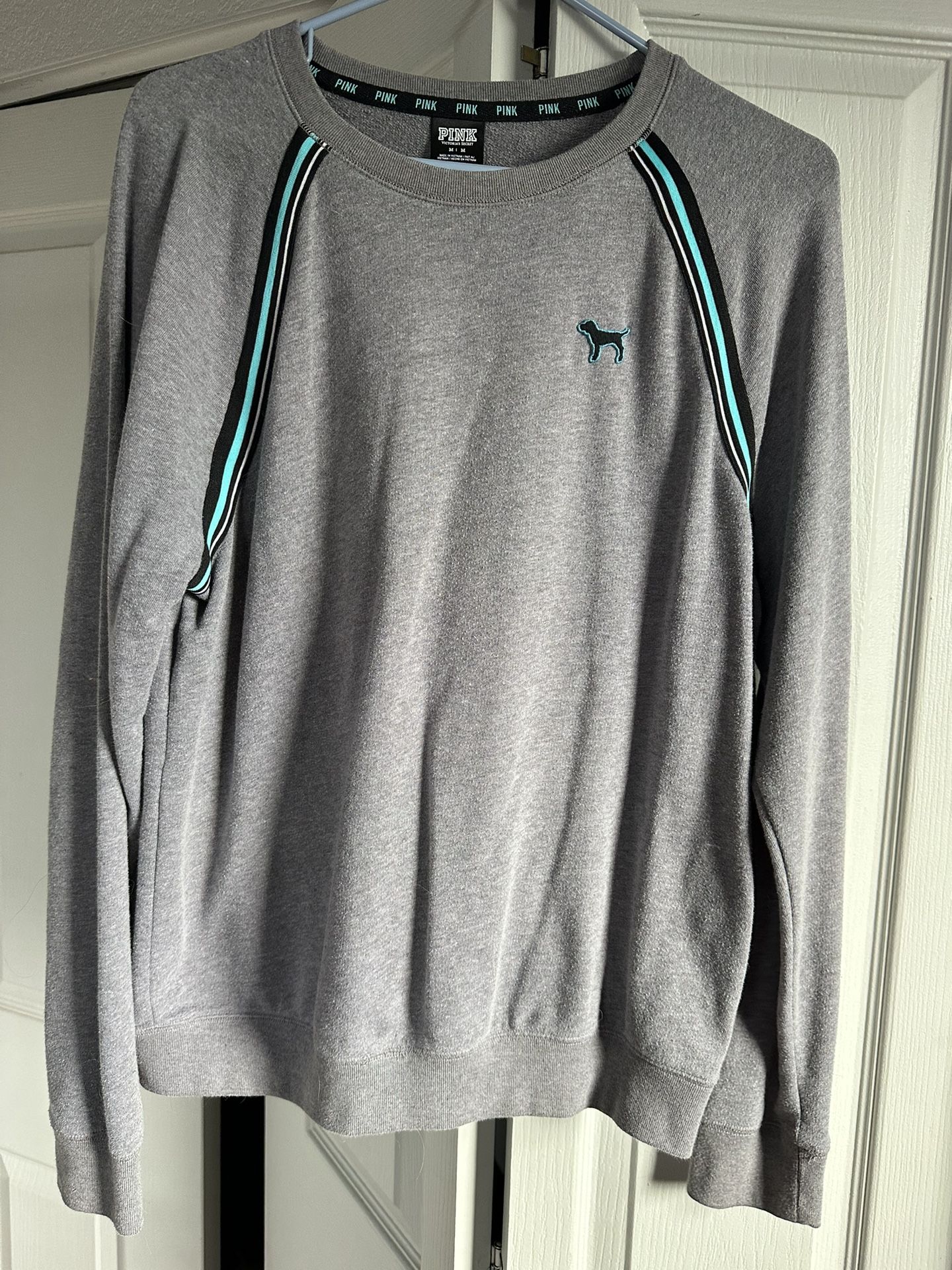 Pink Victoria Secret Pull Over Sweatshirt size Med