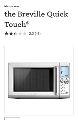 Breville Quick Touch Microwave