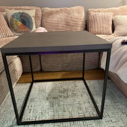 Grey Side Table - Like New