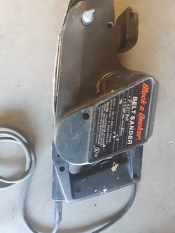 Blk decker belt sander