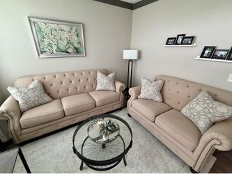 Sofa & Loveseat (Will sell together or separate)