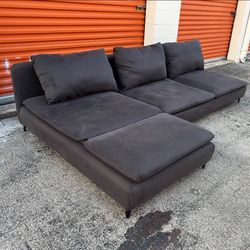 Modern Grey Cloud Sectional Couch