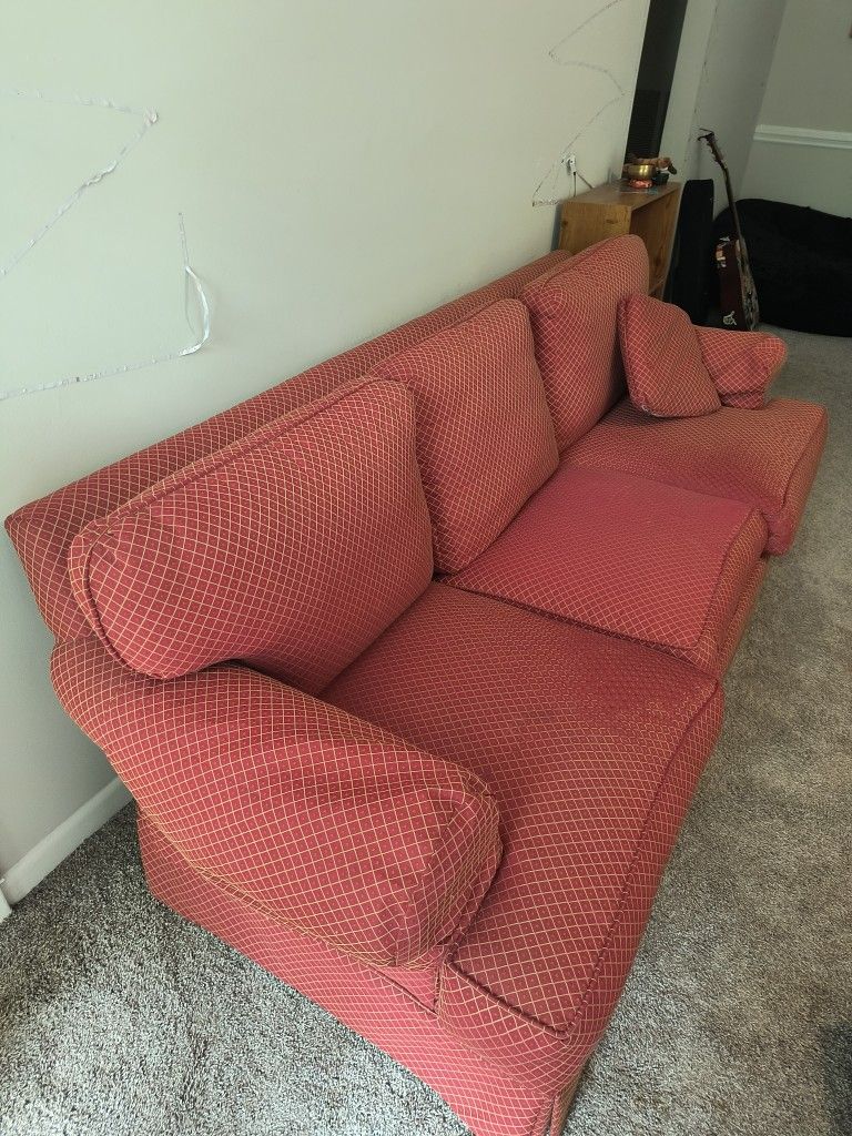 Free Red 3 Seat Couch