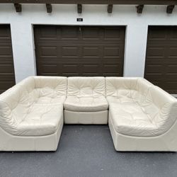 🛋️ Couch/Sofa Sectional - Z Gallerie - Modular - Off White - Delivery Available 🚛