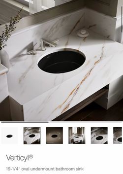 Kohler Verticyl Oval Under mount Sink (Mate Black)