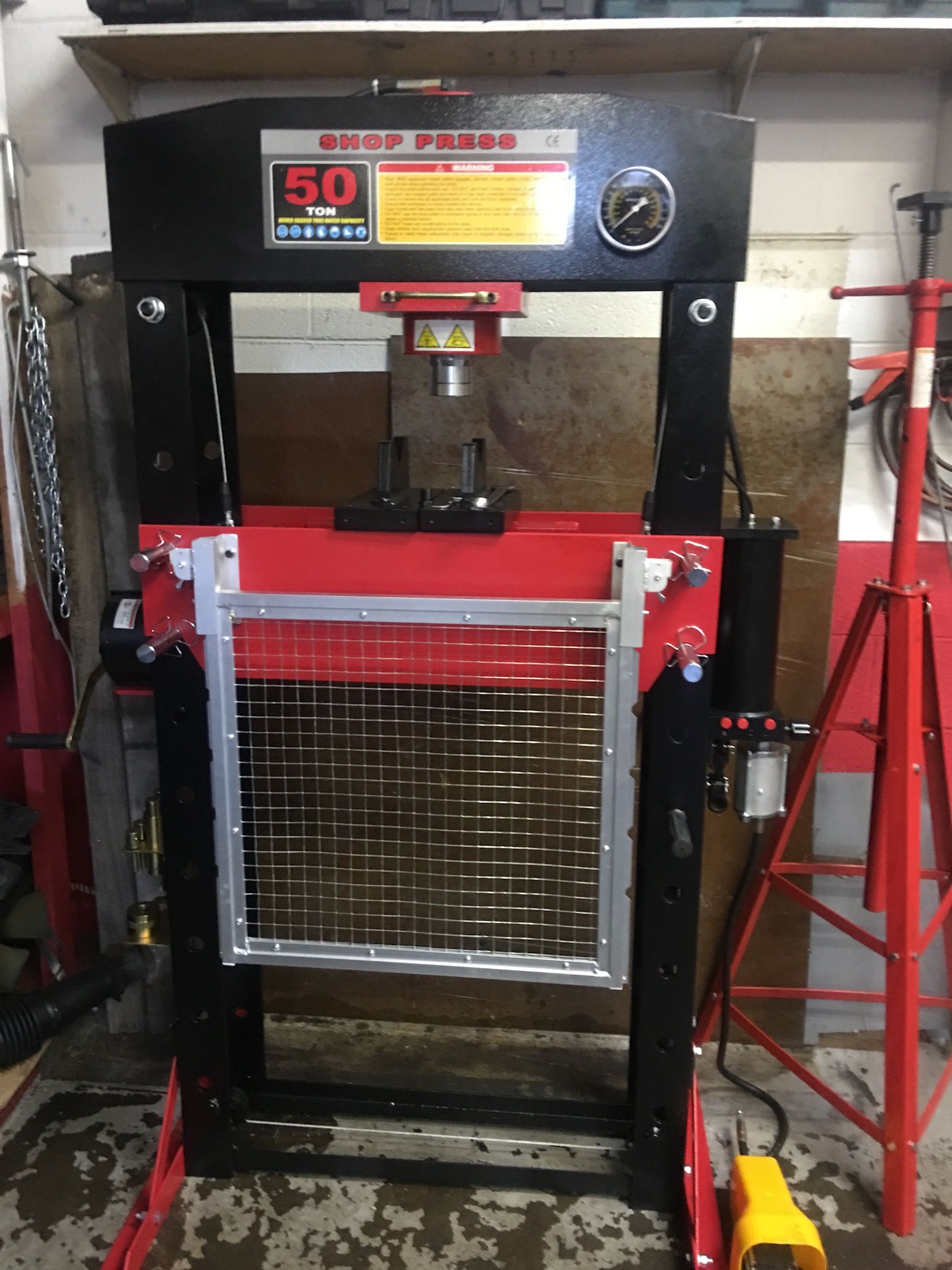 Shop Press W/Air Pedal